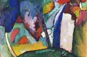 Plakat 91,5x61cm The Waterfall, Wassily Kandinsky. Vintage do Salonu