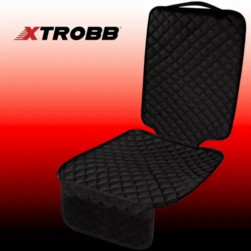 Mata pod fotelik samochodowy - pikowana wodoodporna czarna na Arena.pl