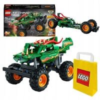 LEGO Technic Monster Jam Dragon Napęd PullBack 2w1 42149
