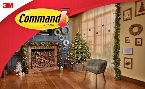 Haczyki Samoprzylepne COMMAND na Ozdoby Świąteczne 40 szt na Arena.pl