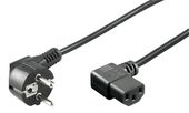 KABEL ZASILAJĄCY MANHATTAN IEC320 SCHUKO NA C13 10A 2M KĄTOWY 308717