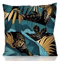 Poszewka Welurowa 45X45 Złoty Motyl 21121