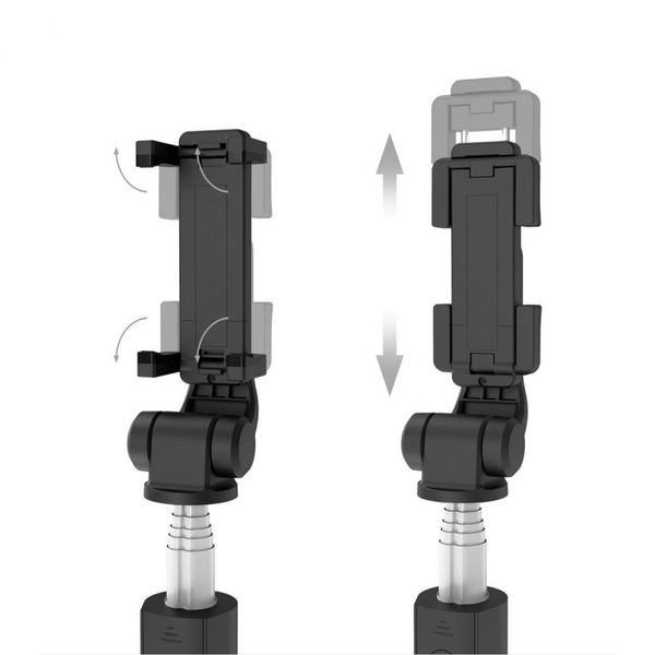 tech-protect l01s bluetooth selfie stick tripod black zdjęcie 5