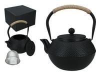 Czajniczek żeliwny z emaliowanym wkładem