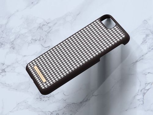 Nordic Elements Saeson Idun - Materiałowe etui iPhone 8 Plus / 7 Plus / 6s Plus / 6 Plus (Dark Brown Pattern 2) na Arena.pl