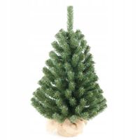 CHOINKA SZTUCZNA mała na szafkę GĘSTY ŚWIERK JUTA 70 cm