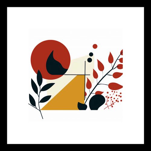 Plakat 20x20cm Ogień i Flora na Arena.pl