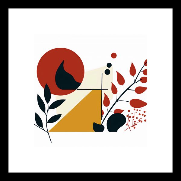 Plakat 20x20cm Ogień i Flora zdjęcie 3