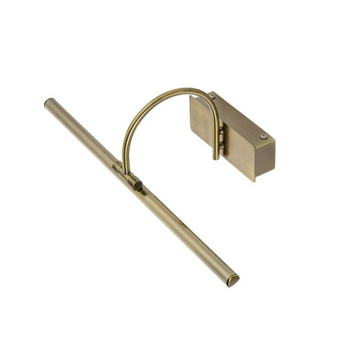 Galeryjka LAMPA ścienna GIOTTO LED 8168 Nowodvorski metalowa OPRAWA kinkiet LED 8W 3000K nad obrazy mosiądz na Arena.pl