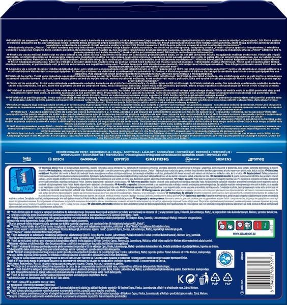 Sól do zmywarek FINISH 4 kg zdjęcie 2