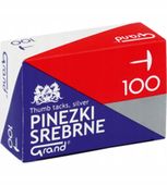 Pinezki srebrne