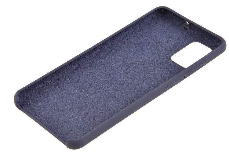 Etui Silicone Case do Samsung Galaxy A51 granatowy zdjęcie 2