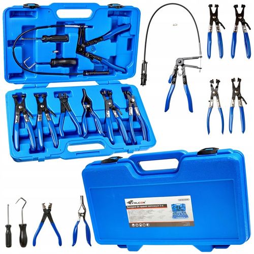 SZCZYPCE DO OPASEK ZACISKOWYCH ZESTAW 9 ELEMENTÓW OSŁON SZCZYPIEC CLICK-R na Arena.pl