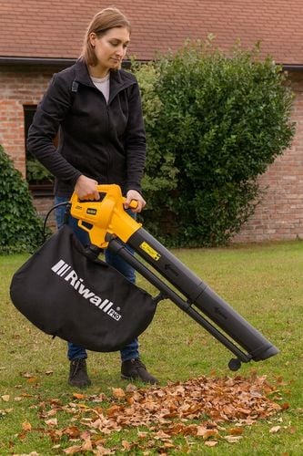 Elektryczna dmuchawa odkurzacz do liści 45L Riwall REBV3200E na Arena.pl