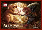 UKŁADANKA Logiczna Hobby PUZZLE Gra Manualna 140 ELEMENTÓW Spotkanie Chomik