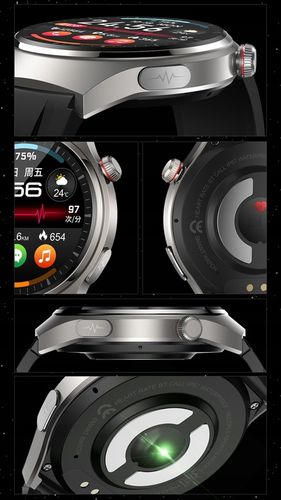 SMARTWATCH ZEGAREK MĘSKI Z EKG POMIAR CUKRU PULS CIŚNIENIE ROZMOWY MENU PL na Arena.pl