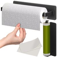 Uchwyt Wieszak na Papier Ręcznik Papierowy Metalowy Loft Taśma Dwustronna