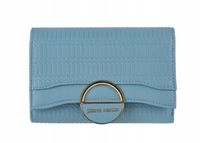 Pierre Cardin elegancki portfel damski skóra ekologiczna niebieski WX33-704
