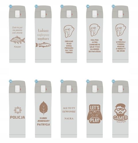 KUBEK TERMICZNY TERMOS NA KAWĘ HERBATĘ DO SAMOCHODU 440 ml PREZENT GRAWER na Arena.pl