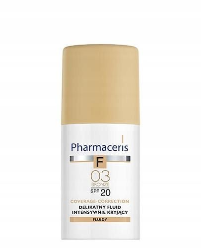 PHARMACERIS F Delikatny fluid intensywnie kryjący SPF 20 bronze 03 30ml na Arena.pl