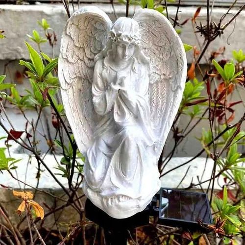 ANIOŁ SOLARNY LAMPKA LED NA WSZYSTKICH ŚWIĘTYCH NA CMENTARZ GRÓB na Arena.pl