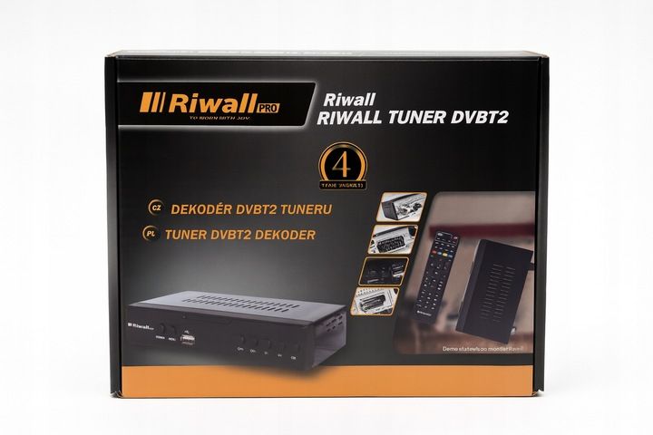 Dekoder DVB-T2 HEVC H.265 Riwall TVCONTROL Tuner TV Full HD HDMI USB zdjęcie 9