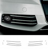 Audi A4 B8 - Listwy CHROM GRILL Zderzak Atrapa