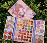 MEGA DUŻY ZESTAW DO MALOWANIA PALETKA KOSMETYKI MAKIJAŻ DLA DZIECI 68 KOLOR