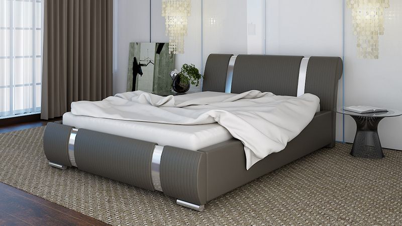 DUŻE ŁÓŻKO 180x200 TAPICEROWANE Z POJEMNIKIEM ŁÓŻKO SYPIALNIANE zdjęcie 6