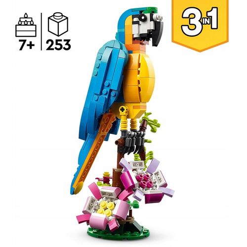 LEGO Creator 3 w 1 31136 Egzotyczna papuga 3w1 Prezent na Arena.pl