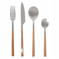 SZTUĆCE STALOWE ZESTAW SOLEYA 26 ELEMENTÓW NA 6 OSÓB 14,9 cm i 11,5 cm