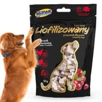 liofilizowany przysmak z kurczakiem i żurawiną 50g dla psa hilton