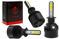 Żarówki LED H1 Mocne 16000LM 6000K COB 72W 2-Stronne komplet 2 szt.