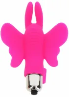 butterfly pleaser mini masażer silikonowy na palec 1 tryb fioletowy