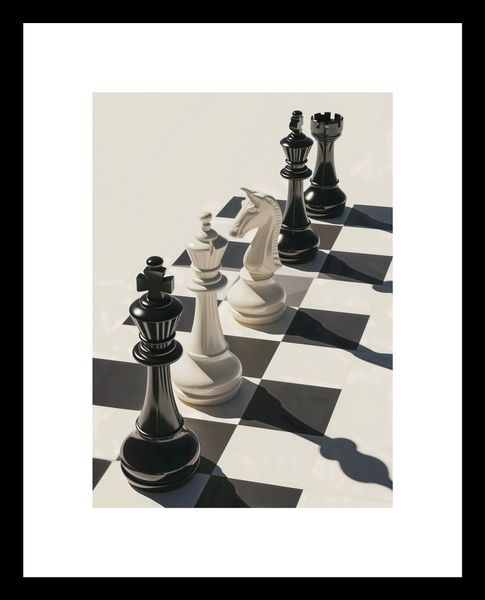 Plakat 13x18cm Szach i Mat zdjęcie 3