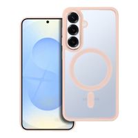 Futerał COLOR EDGE MAG COVER kompatybilny z MagSafe do SAMSUNG S25 różowy