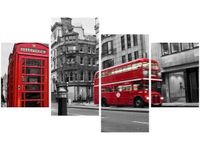 OBRAZ DRUK CZERWONA BUDKA TELEFONICZNA LONDYNIE