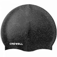 Czepek pływacki silikonowy Crowell Recycling Pearl czarny kol.1 140 cm