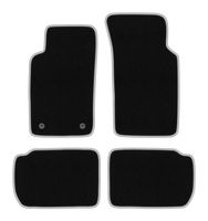 Dywaniki welurowe CARLUX-SILVER Ford Sierra 1982-1993 czarne/srebrne