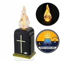 Wkład solarny do zniczy | Dzień i Noc | wieczne światło na grób | NOWOŚĆ