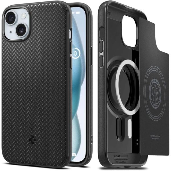 SPIGEN MAG ARMOR MAGSAFE IPHONE 15 MATTE BLACK zdjęcie 1