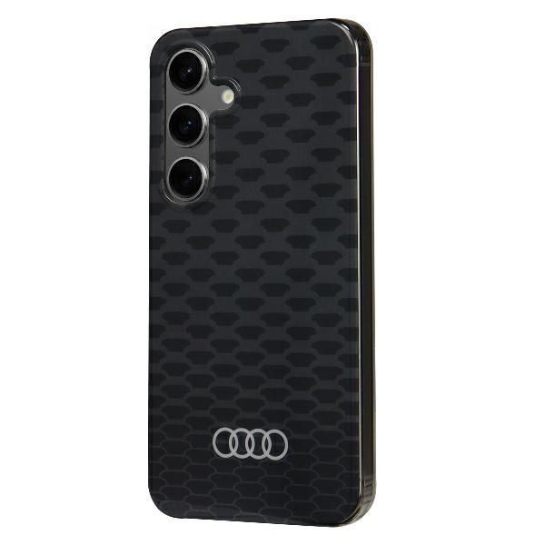 Audi IML Pattern MagSafe Case S24 S921 czarny/black hardcase zdjęcie 2