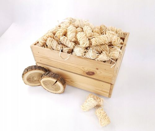 ORGINALNA Ekopodpałka do kominka 3 kg Podpałka do pieca, Rozpałka na Arena.pl