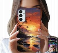 ETUI DO SAMSUNG GALAXY M23 - PLAŻA, WAKACJE, TROPIKALNA WYSPA OBUDOWA