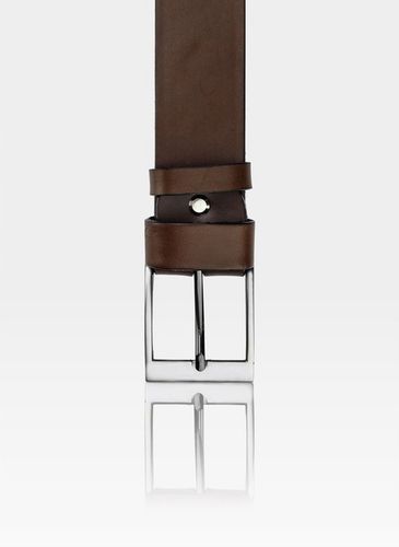 PASEK SKÓRZANY MĘSKI SZEROKI BRĄZOWY STEVENS Q2-V na Arena.pl