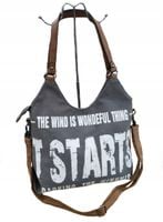 Torebka Torba TSTARS XL shopper vintage szary