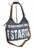 Torebka Torba TSTARS XL shopper vintage szary