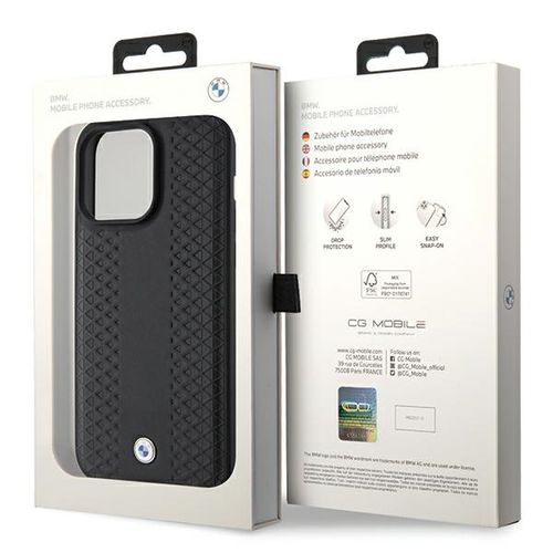 Etui BMW do iPhone 15 Pro 6.1"", Czarny na Arena.pl