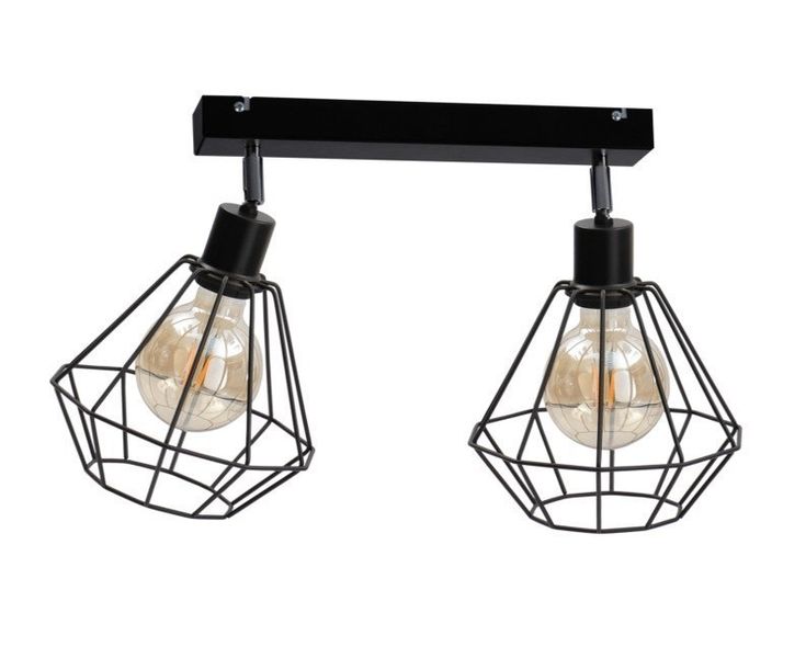 Spot 2xE27 FOSKAL BLACK zdjęcie 1