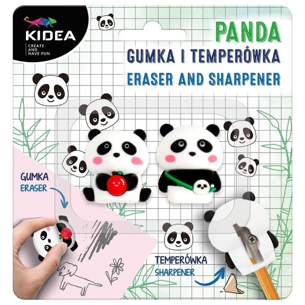 panda gumka i temperówka kidea 5878 zdjęcie 1